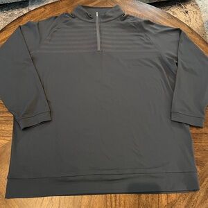 Peter Millar Gray Quarter-Zip Pullover